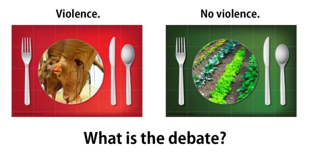 vegetarian violence